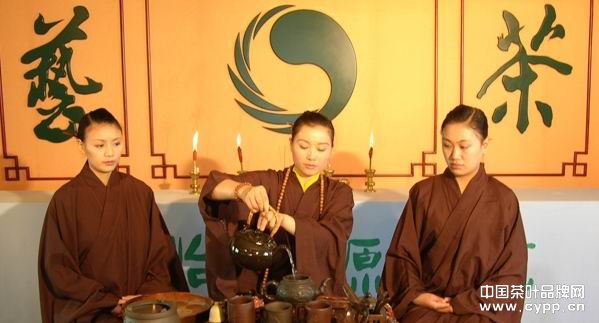 点击查看源网页 中国宗教茶道的仪式